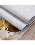 Bieżnik bawełniany 40x180 Natu 3 naturalny/brązowy Eurofirany