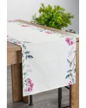 Bieżnik 40x140 Natu 7 biały/różowy Eurofirany