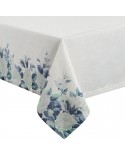 Obrus 140x300 Natu 8 biały/zielony Eurofirany