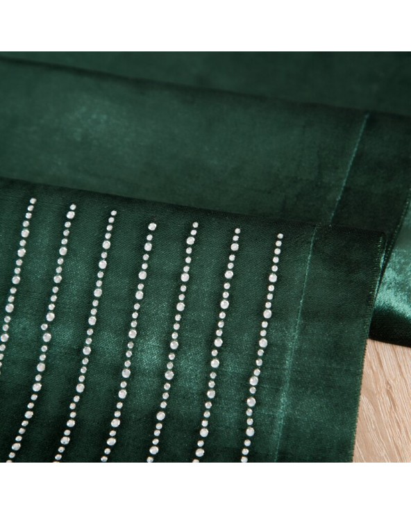 Bieżnik velvet 35x140 Royal 3 ciemnozielony Eurofirany Bieżnik velvet 35x140 Royal 3 ciemnozielony Eurofirany
