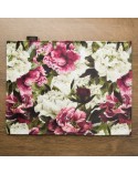 Serwetka dwustronna 30x40 Velvet 3 kpl 4 szt oliwkowa/różowa Eurofirany 
