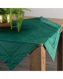 Obrus 85x85 Velvet ciemnozielony Eurofirany 