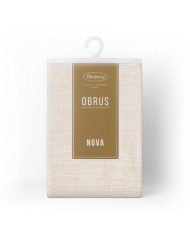 Obrus 140x240 Zoja biały/złoty Eurofirany 