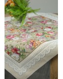 Obrus 100x100 Cho 1175 oliwkowy Eurofirany