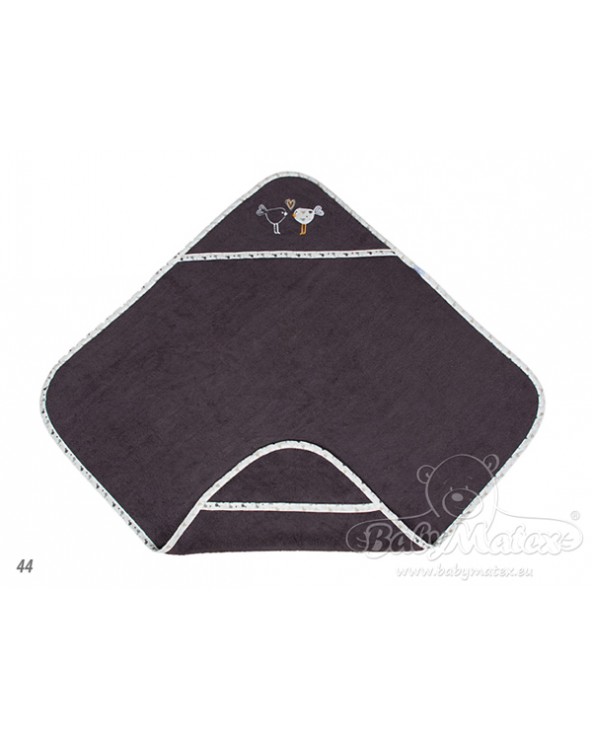 Okrycie kąpielowe bawełniane 100x100 Maxi Plus Birds 44 BabyMatex