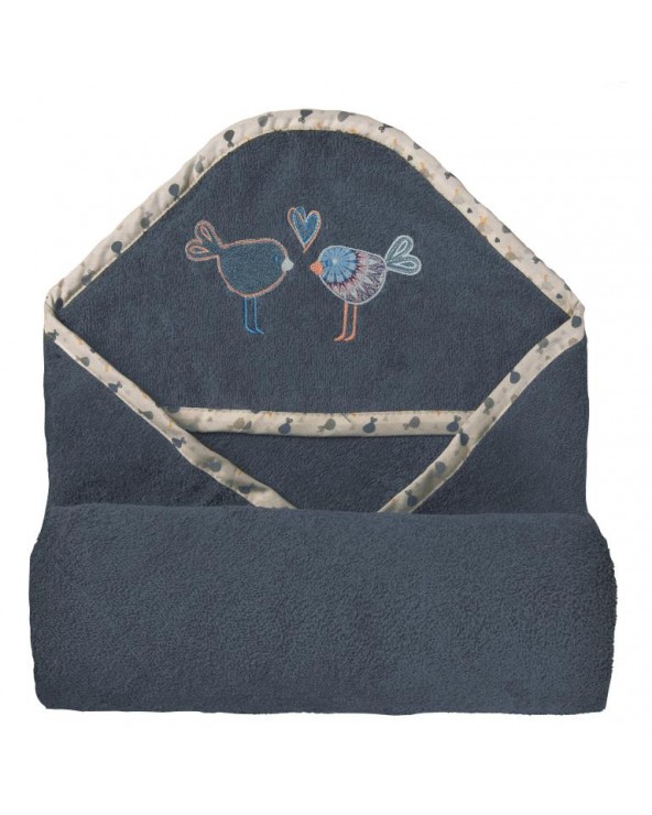 Okrycie kąpielowe bawełniane 100x100 Maxi Plus Birds 46 BabyMatex
