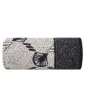 Ręcznik bawełna 70x140 Dorian czarny/srebrny Eurofirany
