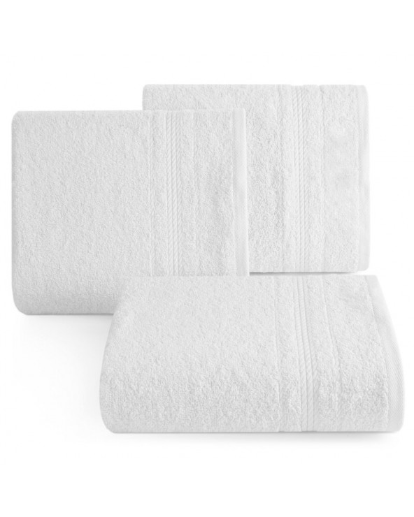 Ręcznik bawełna 70x140 Elma 01 biały Eurofirany Ręcznik bawełna 70x140 Elma 01 biały Eurofirany