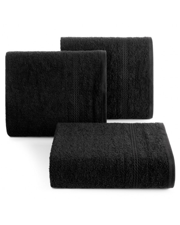 Ręcznik bawełna 70x140 Elma 10 czarny Eurofirany