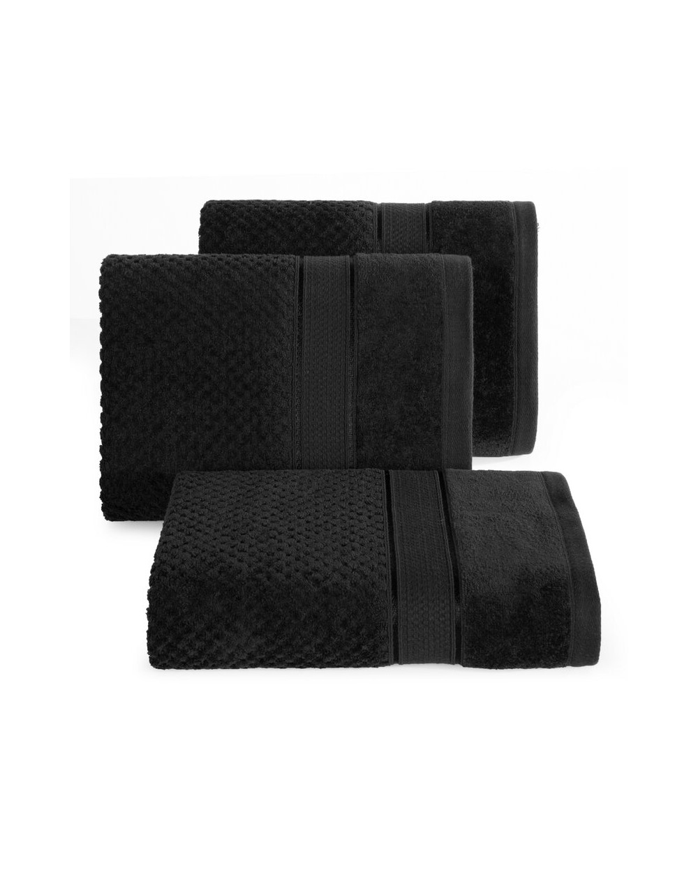 Ręcznik bawełna 50x90 Jessi 06 czarny Eurofirany