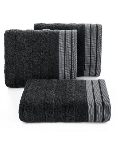 Ręcznik bawełna 30x50 Pati 08 czarny Eurofirany