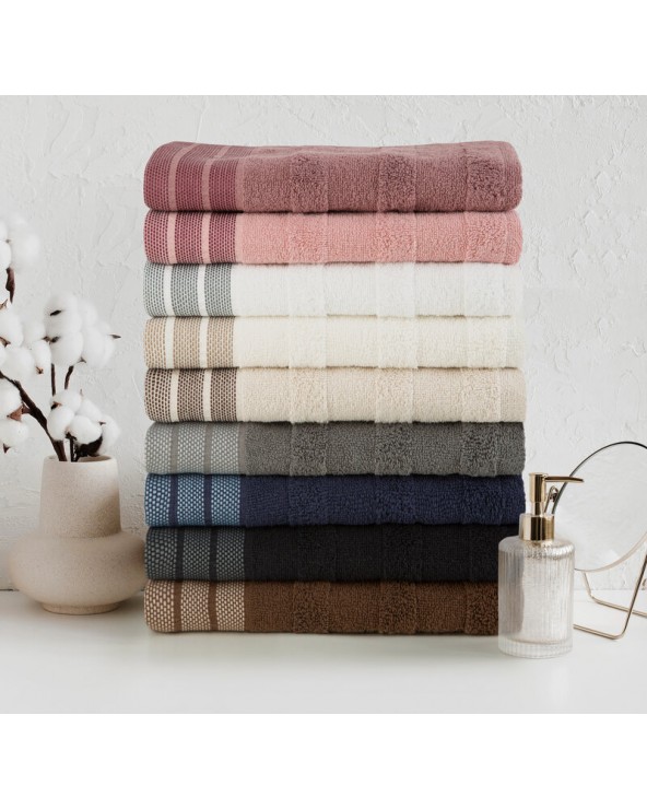 Ręcznik bawełna 30x50 Pati 08 czarny Eurofirany