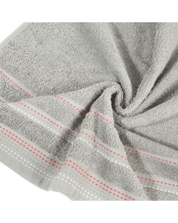 Ręcznik bawełna 70x140 Pola 22 srebrny Eurofirany