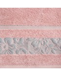 Ręcznik bawełna 70x140 Sylwia 17 pudrowy/stalowy Eurofirany