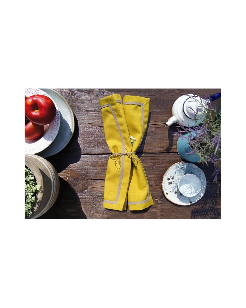 Serwetka 40x40 curry Greno