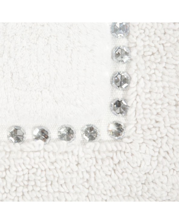 Dywanik bawełna z kryształkami 60x90 Chic biały Eurofirany