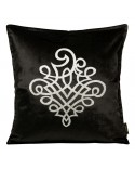 Poszewka velvet 45x45 Royal 3 czarna Eurofirany