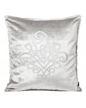 Poszewka velvet 45x45 Royal 3 srebrna Eurofirany