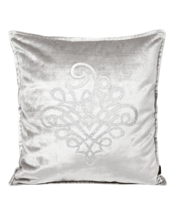 Poszewka velvet 45x45 Royal 3 srebrna Eurofirany