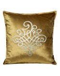 Poszewka velvet 45x45 Royal 3 złota Eurofirany