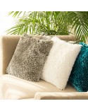 Poszewka z frędzlami 40x40 Shaggy 1 czarna Eurofirany 