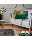 Poduszka velvet 50x50 Velvet 28 miodowa Eurofirany