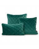 Poduszka velvet 30x50 Velvet 29 ciemnoturkusowa Eurofirany 