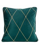 Poszewka velvet 45x45 Margo ciemnoturkusowa Eurofirany 