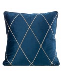 Poszewka velvet 45x45 Margo granatowa  Eurofirany 