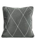 Poszewka velvet 45x45 Margo srebrna Eurofirany 