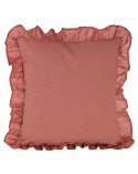 Poszewka lniana 45x45 Morocco 2 ceglasta Eurofirany