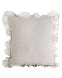 Poszewka lniana 45x45 Seville kremowa Eurofirany