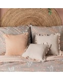 Poszewka lniana 45x45 Seville kremowa Eurofirany