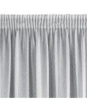 Firana 300x150 Sibel biała/srebrna Eurofirany