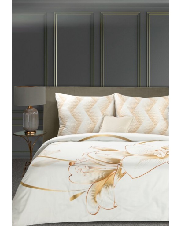 Pościel makosatyna bawełniana 200x220 + 2x70x80 Blanca 11 Eurofirany 