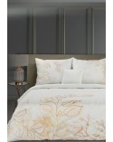 Pościel makosatyna bawełniana 160x200 + 2x70x80 Blanca 7 Eurofirany 
