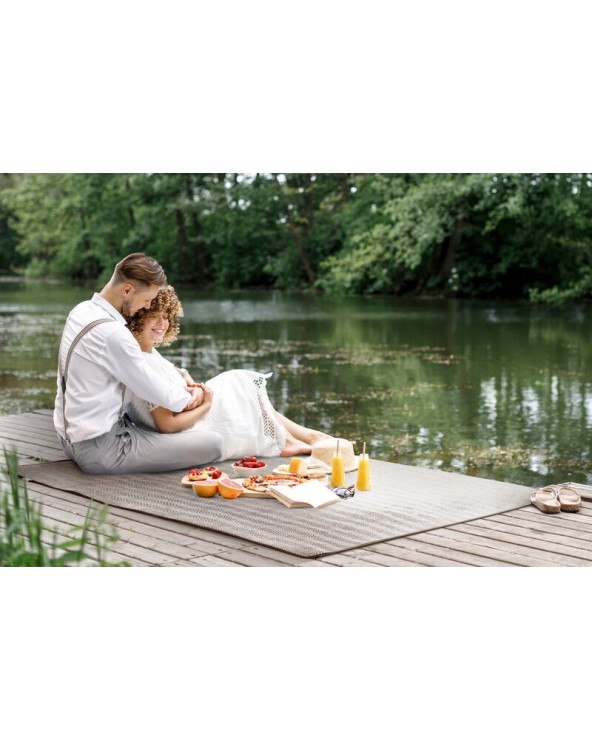 Koc piknikowy 130x150 Piknik 4 brązowy Eurofirany Koc piknikowy 130x150 Piknik 4 brązowy Eurofirany