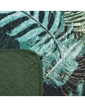 Narzuta velvet 170x210 Dawosa czarna/zielona  Eurofirany 