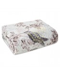 Narzuta velvet 200x220 Poly biała/beżowa Eurofirany 