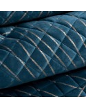 Narzuta velvet 220x240 Musa 2 granatowa/złota Eurofirany