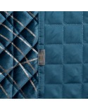 Narzuta velvet 220x240 Musa 2 granatowa/złota Eurofirany