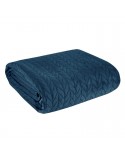 Narzuta velvet 200x220 Luiz 4 granatowa Eurofirany