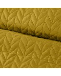 Narzuta velvet 170x210 Luiz 4 musztardowa Eurofirany