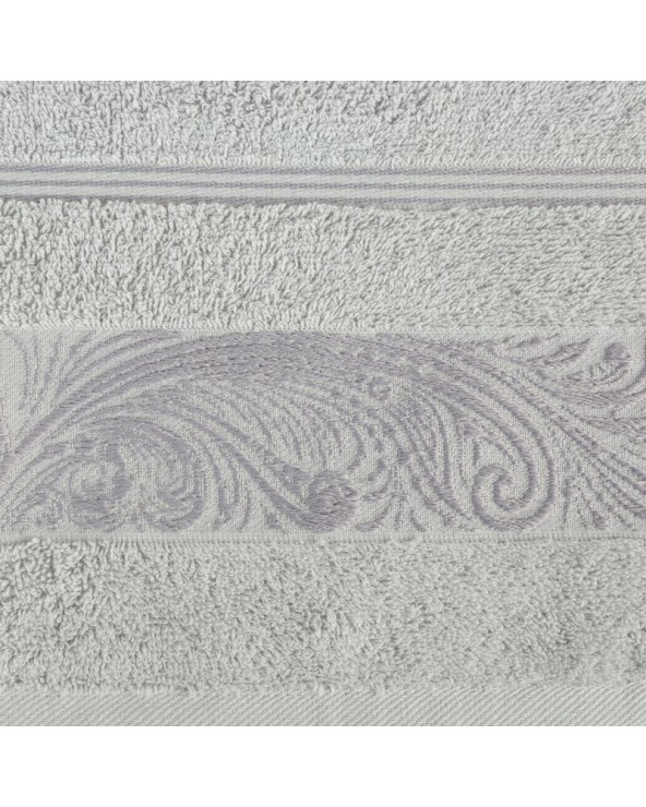 Ręcznik bawełna 50x90 Sylwia 1 srebrny Eurofirany Ręcznik bawełna 50x90 Sylwia 1 srebrny Eurofirany