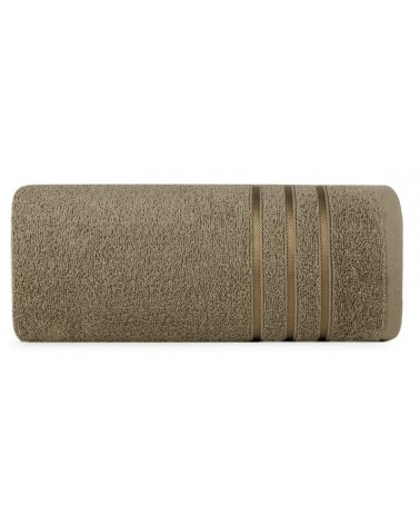 Ręcznik bawełna 50x90 + 70x140 kpl 2 szt Loca brązowy Eurofirany 