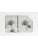 Ręcznik bawełna 30x50 + 50x90 + 70x140 kpl 3 szt Biloba srebrny/grafitowy Eurofirany 