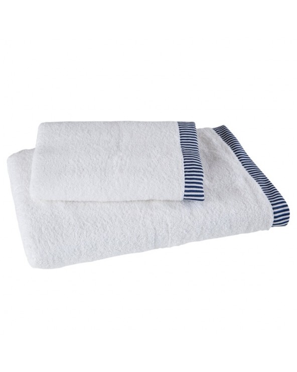 Ręcznik bawełana 50x90 + 70x140 kpl 2 szt Kos biały Eurofirany 