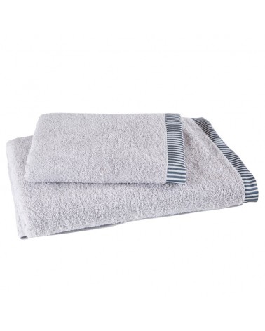 Ręcznik bawełana 50x90 + 70x140 kpl 2 szt Kos srebrny Eurofirany 