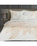 Pościel makosatyna bawełniana 200x220 + 2x70x80 Blanca 8 biała Eurofirany 