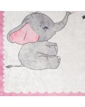 Dywanik dziecięcy 80x150 Baby 1 kremowy/różowy Eurofirany 